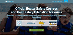 Desktop Screenshot of boat-ed.com